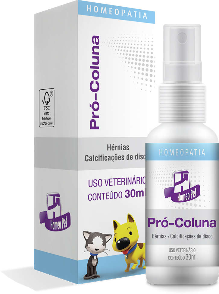 Sistema de Terapia Homeopet Doenças da Coluna Pró-Coluna - 30 mL