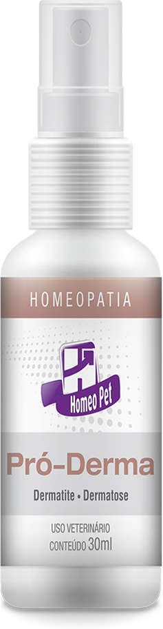 Sistema de Terapia Homeopet Alergias de Pele Pró-Derma - 30 mL