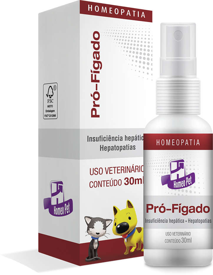 Sistema de Terapia Homeopet Doenças do Fígado Pró-Fígado - 30 mL