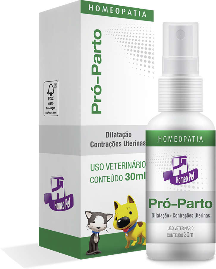 Sistema de Terapia Homeopet Auxílio ao Parto Pró-Parto - 30 mL