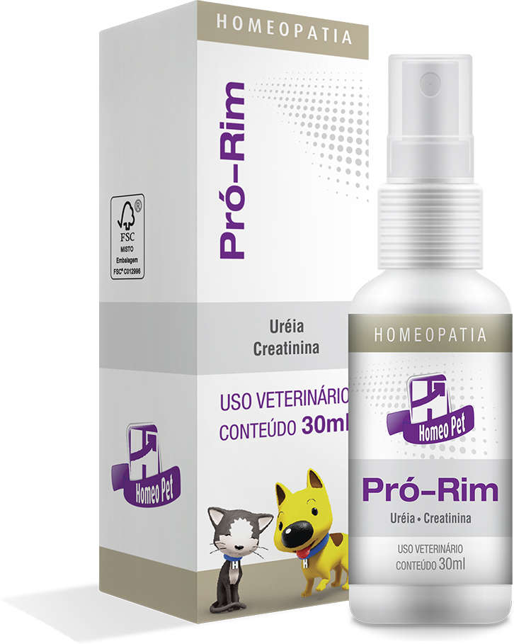 Sistema de Terapia Homeopet Doença Renal Pró-Rim - 30 mL