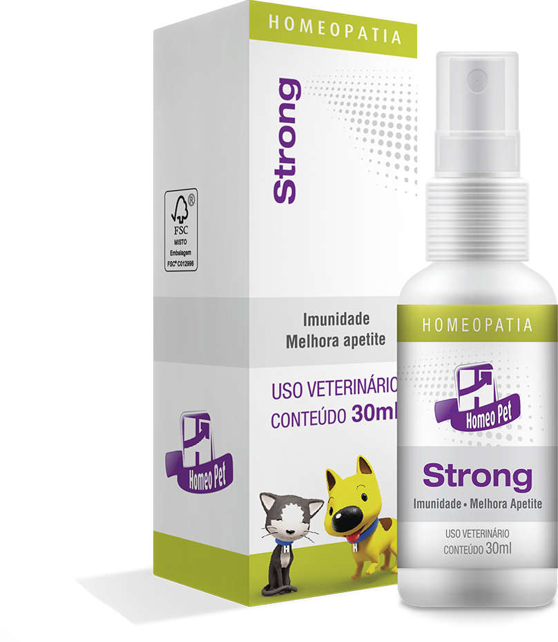 Sistema de Terapia Homeopet Estímulo da Imunidade Strong - 30 mL