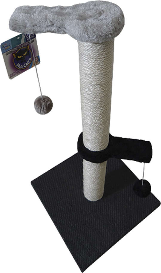Brinquedo Arranhador The Pets Brasil Preto Dupla Bolinha Suspensa - Tam. Único