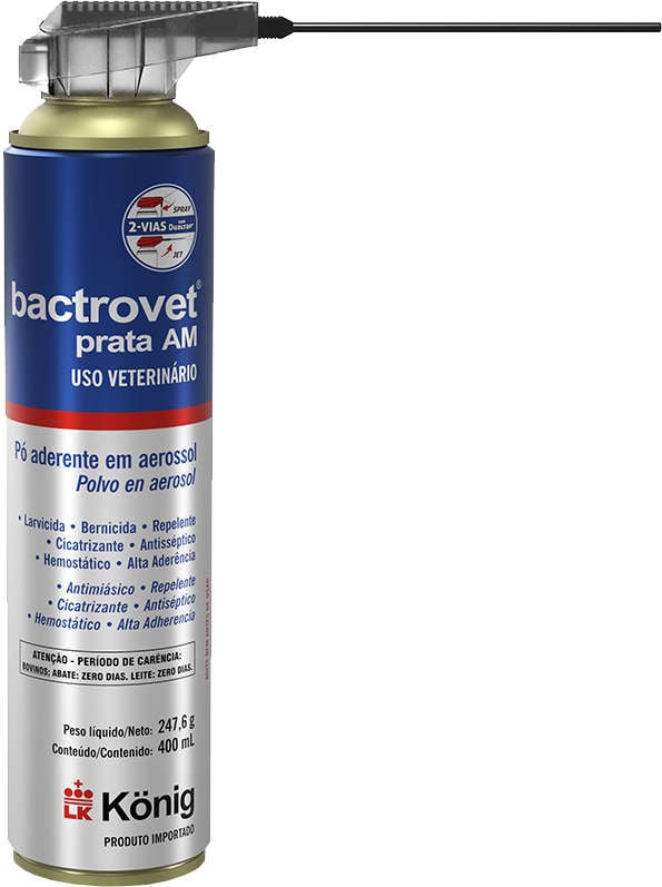 Larvicida König Bactrovet Prata AM Dualtap - 400 mL