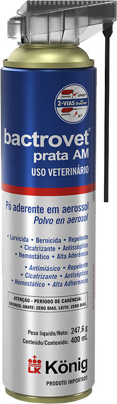 Larvicida König Bactrovet Prata AM Dualtap - 400 mL