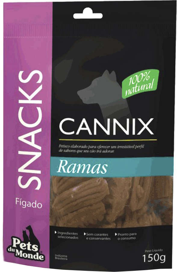 Snack Cannix Super Premium para Cães Sabor Fígado - 150g