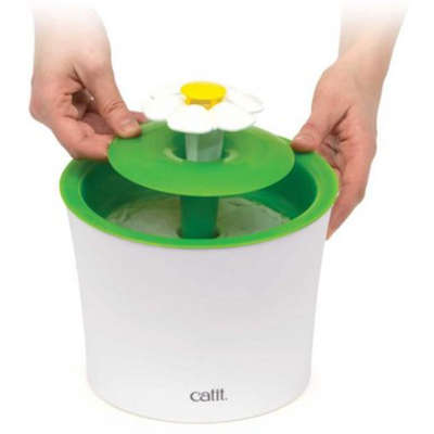 Fonte Bebedouro Hagen Catit Flower 3X1 para Gatos