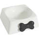 Comedouro Porcelana The Pets Ossinho Preto