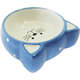 Comedouro Porcelana Power Pets Face Cat Azul Fundo A022bC20C99