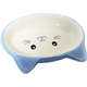 Comedouro Porcelana Power Pets Face Cat Azul Raso A024b