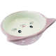 Comedouro Porcelana Power Pets Face Cat Rosa Fundo Hd16c411p