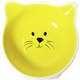 Comedouro Porcelana Power Pets Gato Amarelo Hdp27