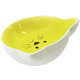 Comedouro Porcelana Power Pets Gato Amarelo Hdp27
