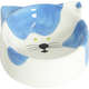 Comedouro Porcelana The Pets Cara de Gato Azul