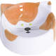 Comedouro Porcelana The Pets Cara de Gato Laranja