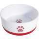 Comedouro Porcelana The Pets Patinha Vermelha