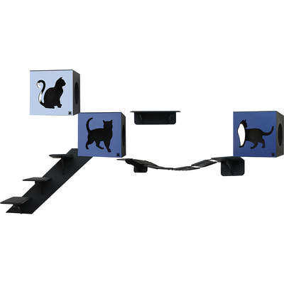 Playground Pets & Pets Preto - 3 Peças