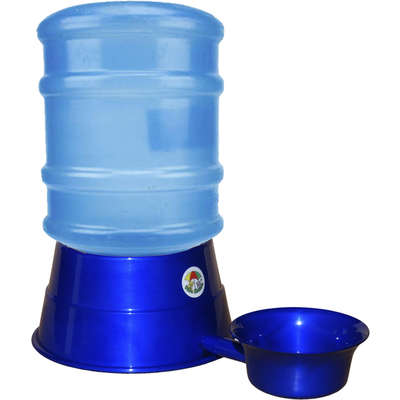 Bebedouro Vida Mansa Alumínio Azul Cobalto para Raças Grandes - 10/20 L