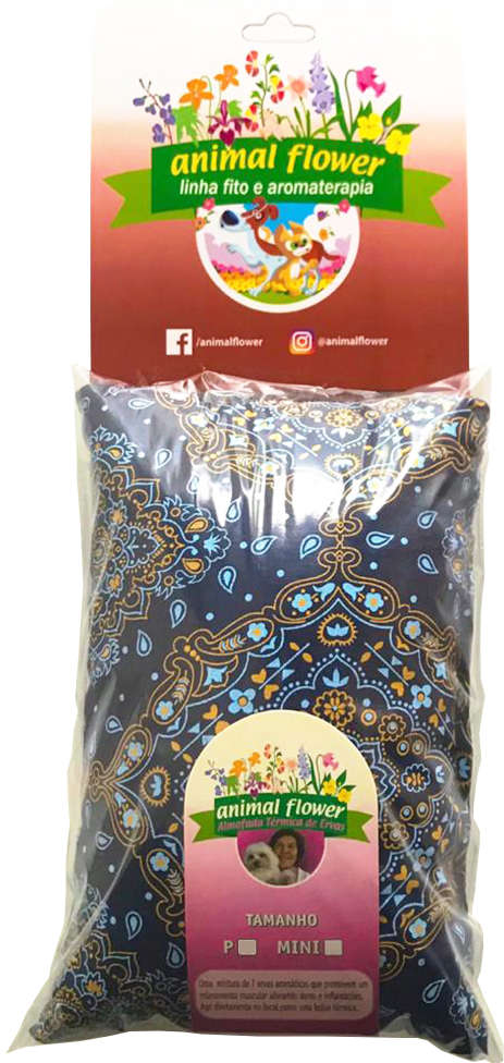 Cinta Terapêutica Animal Flower Térmica com Ervas - Tam. G