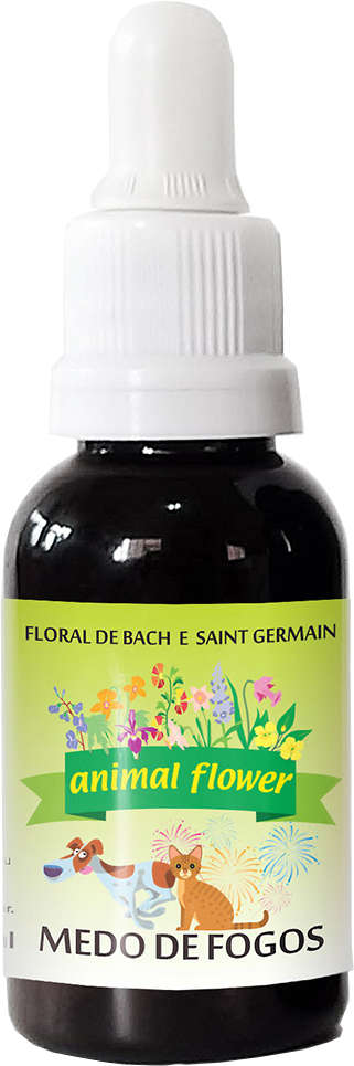 Floral Animal Flower Gotas Medo de Fogos - 30 mL