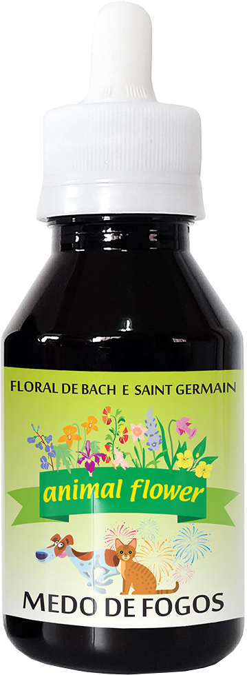 Floral Animal Flower Gotas Medo de Fogos - 100 mL