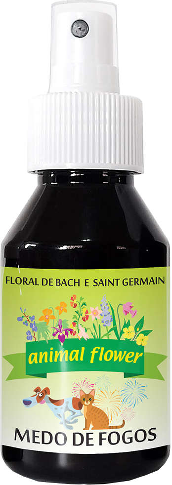 Floral Animal Flower Spray Medo de Fogos - 100 mL