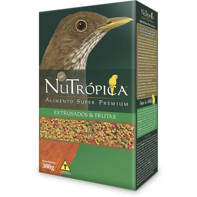 Ração Nutrópica para Sabiá e Pássaro Preto - 300gr