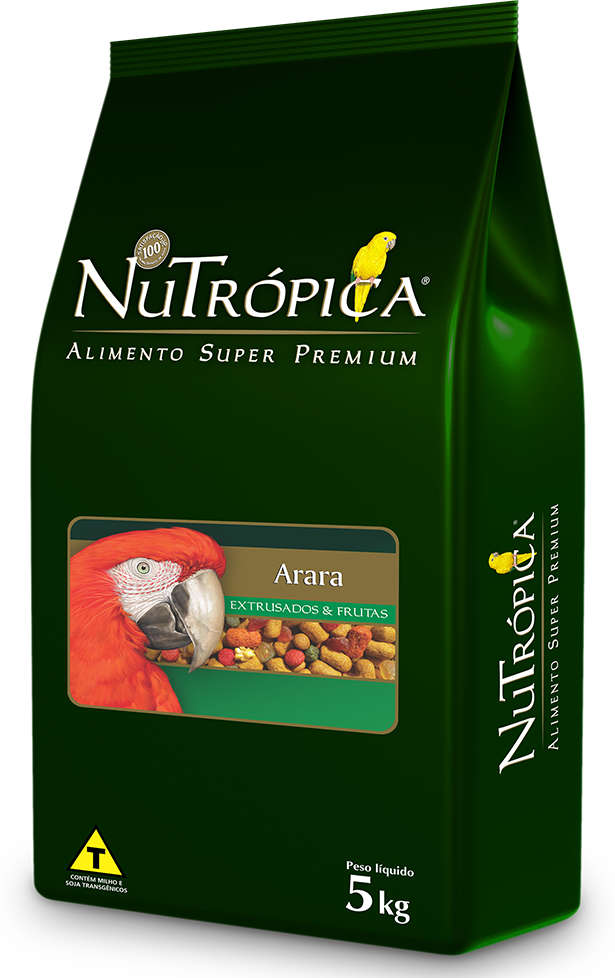 Ração Nutrópica com Frutas para Arara - 5Kg