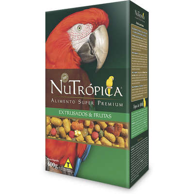 Ração Nutrópica com Frutas para Arara - 600 g