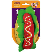 Brinquedo Jambo Mordedor Pelúcia Food Hotdog - Tam. Único