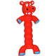 Brinquedo Jambo Mordedor Barriga Látex Porco Vermelho