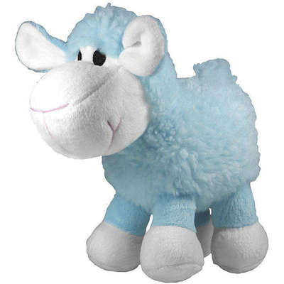 Brinquedo Jambo Mordedor Pelúcia Ovelha Azul - Azul