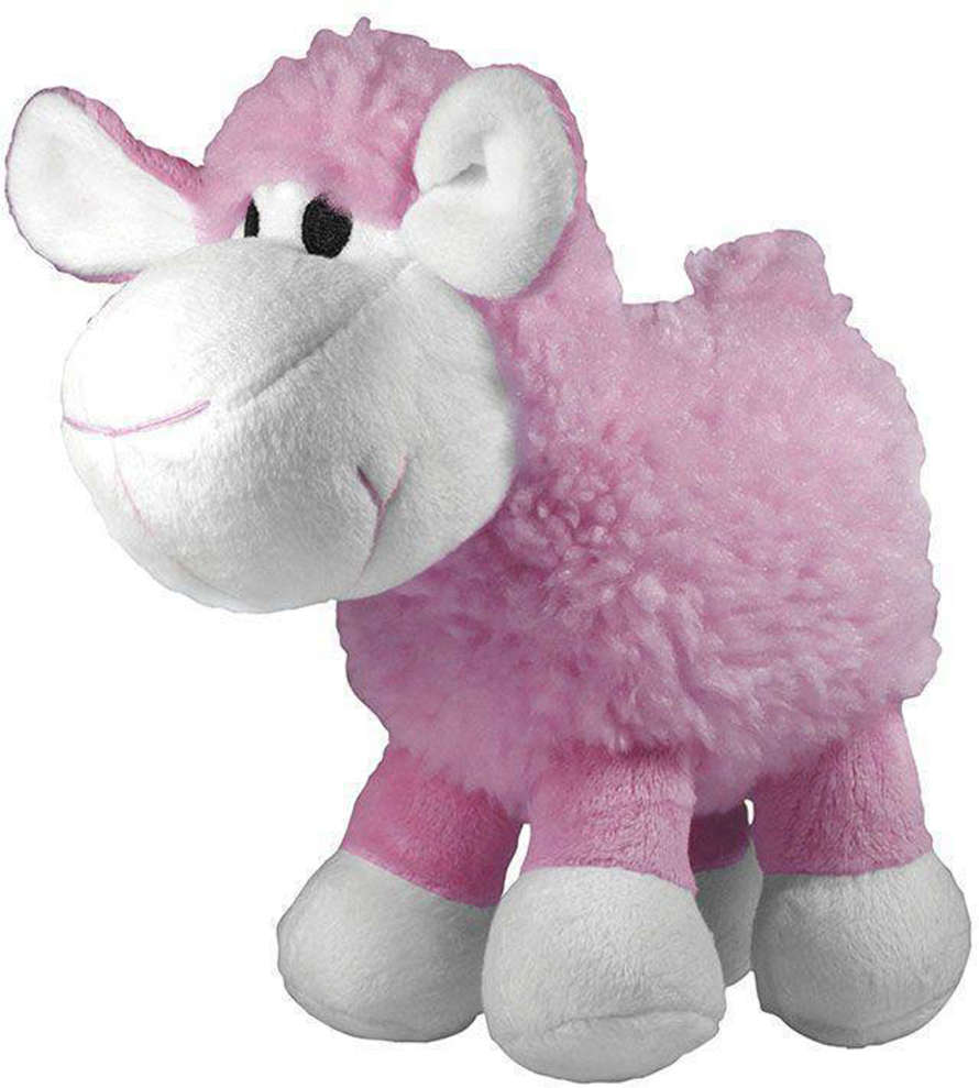 Brinquedo Jambo Mordedor Pelúcia Ovelha Rosa - Rosa