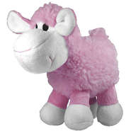 Brinquedo Jambo Mordedor Pelúcia Ovelha Rosa - Rosa
