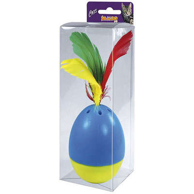 Brinquedo Jambo Egg Tumbler Azul e Amarelo - Azul e Amarelo