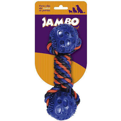 Brinquedo Jambo Mordedor com Corda Twisted Azul - Azul_