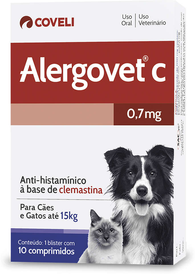 Antialérgico Coveli Alergovet C - 0,7mg
