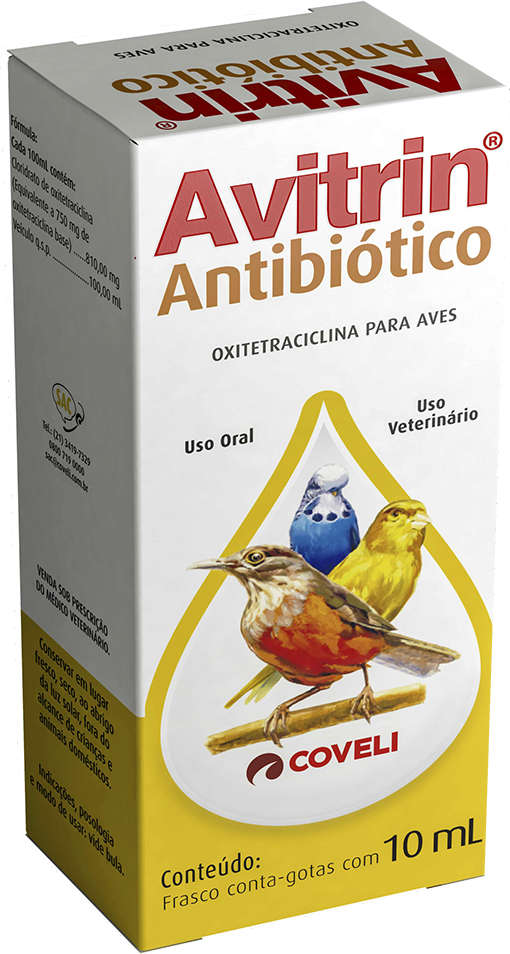 Antibiótico Avitrin Coveli - 10 mL
