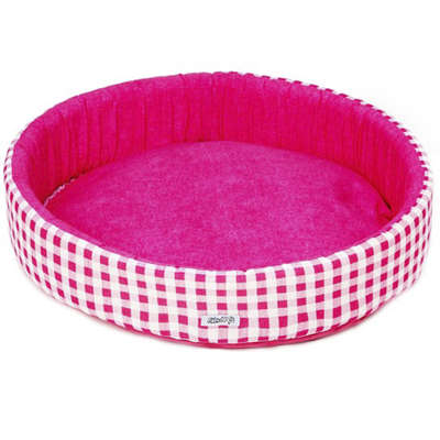 Cama Redonda Fábrica Pet Pink