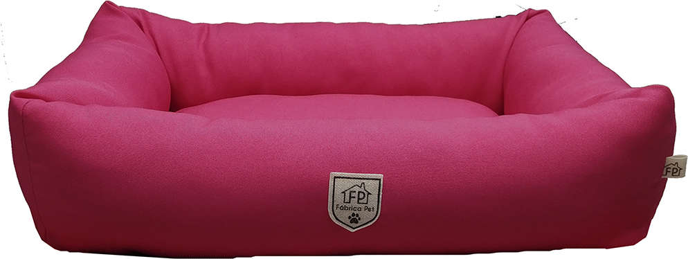 Cama Retangular Fábrica Pet Pink - Tam. G