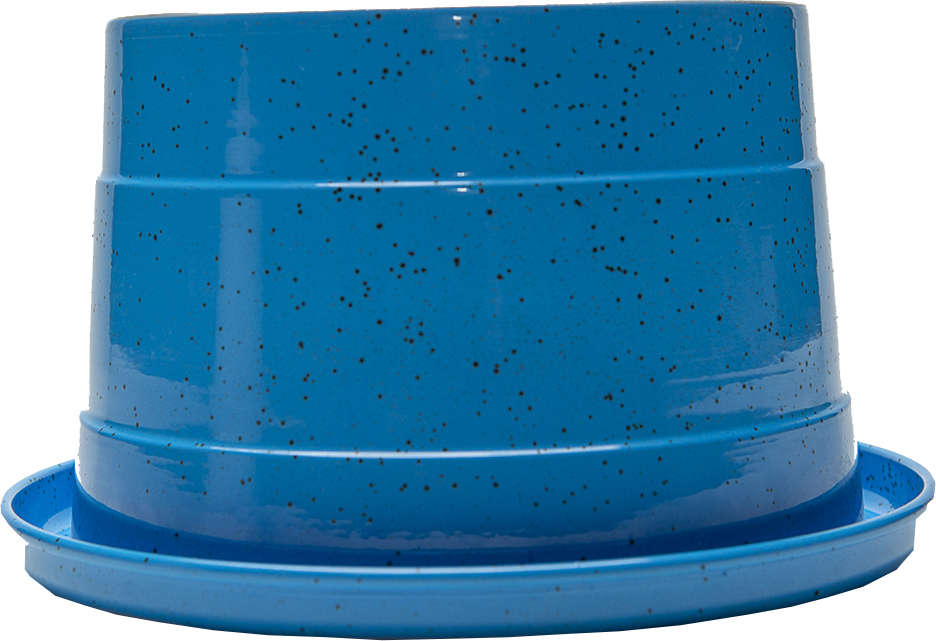 Comedouro Ergonômico NF Pet Mr. Bigode Antiformigas Azul para Gatos - 250 mL