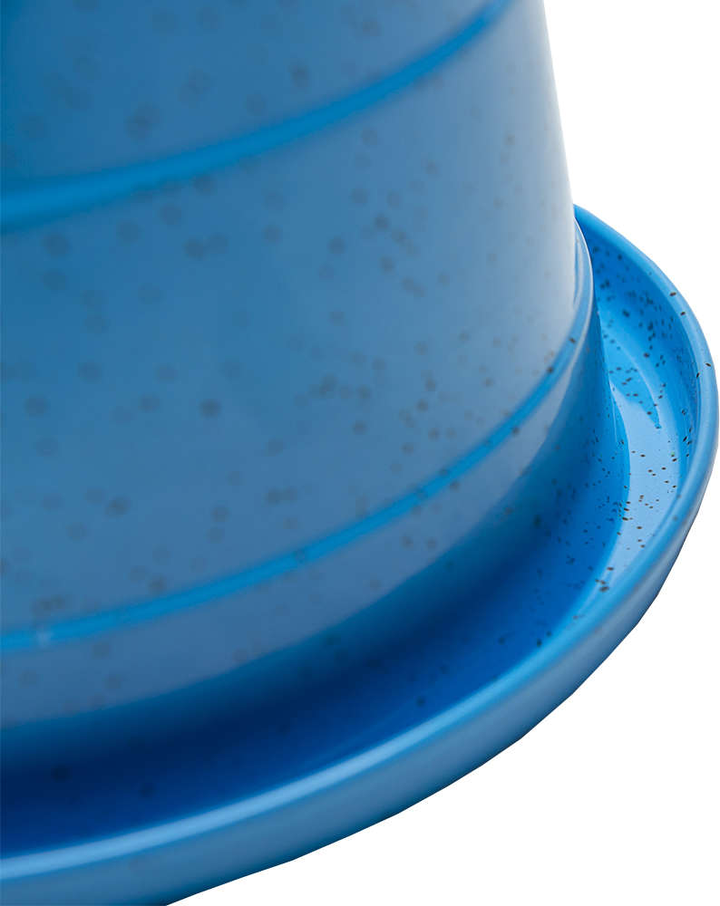 Comedouro Ergonômico NF Pet Mr. Bigode Antiformigas Azul para Gatos - 250 mL