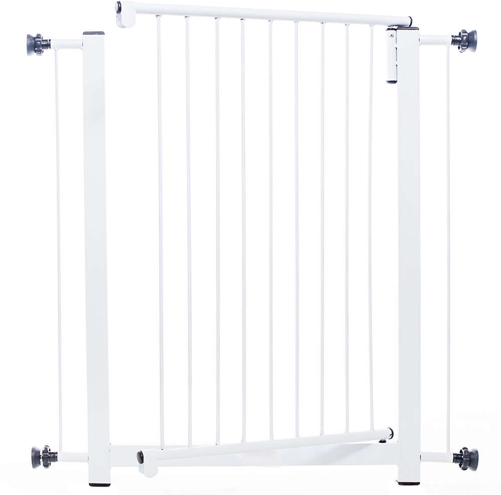 Portão NF Pet Clássico Plus Branco - 80 cm