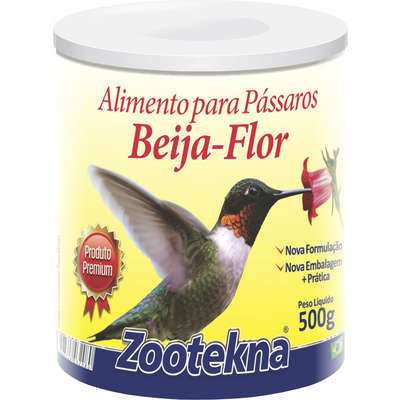Ração Zootekna Premium Nectar para Beija-Flor - 500 g