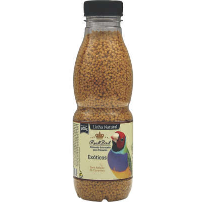 Ração Zootekna Realbird Extrusada para Pássaros Exóticos - 300 g