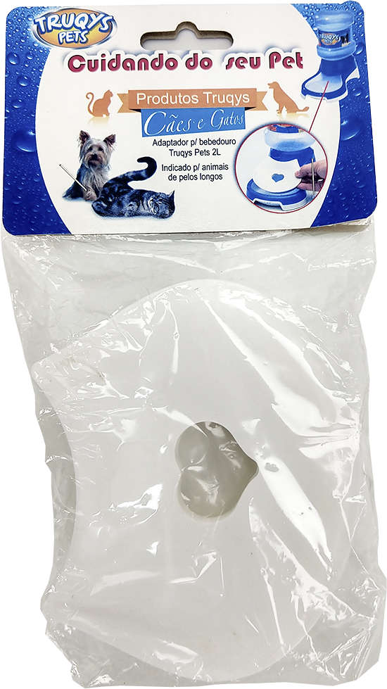 Adaptador Pelo Longo Truqys Pet para Bebedouro Automático - Branco