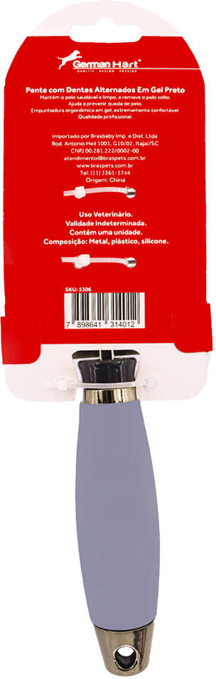 Pente Alternado GermanHart Beauty Saloon Cabo em Gel - Tam. Único