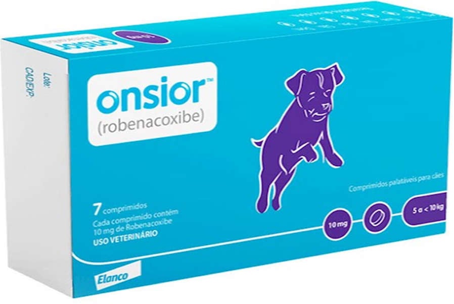 Anti-inflamatórios Elanco Onsior para Cães 5 a 10Kg - 10 mg