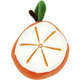 Brinquedo Petwi Toranja de Pelúcia - Laranja e Branca