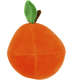 Brinquedo Petwi Toranja de Pelúcia - Laranja e Branca